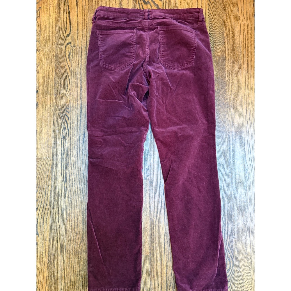 KUT from the Kloth Corduroy Pants 8 Burgundy Straight Academia Preppy Heritage - Picture 6 of 6